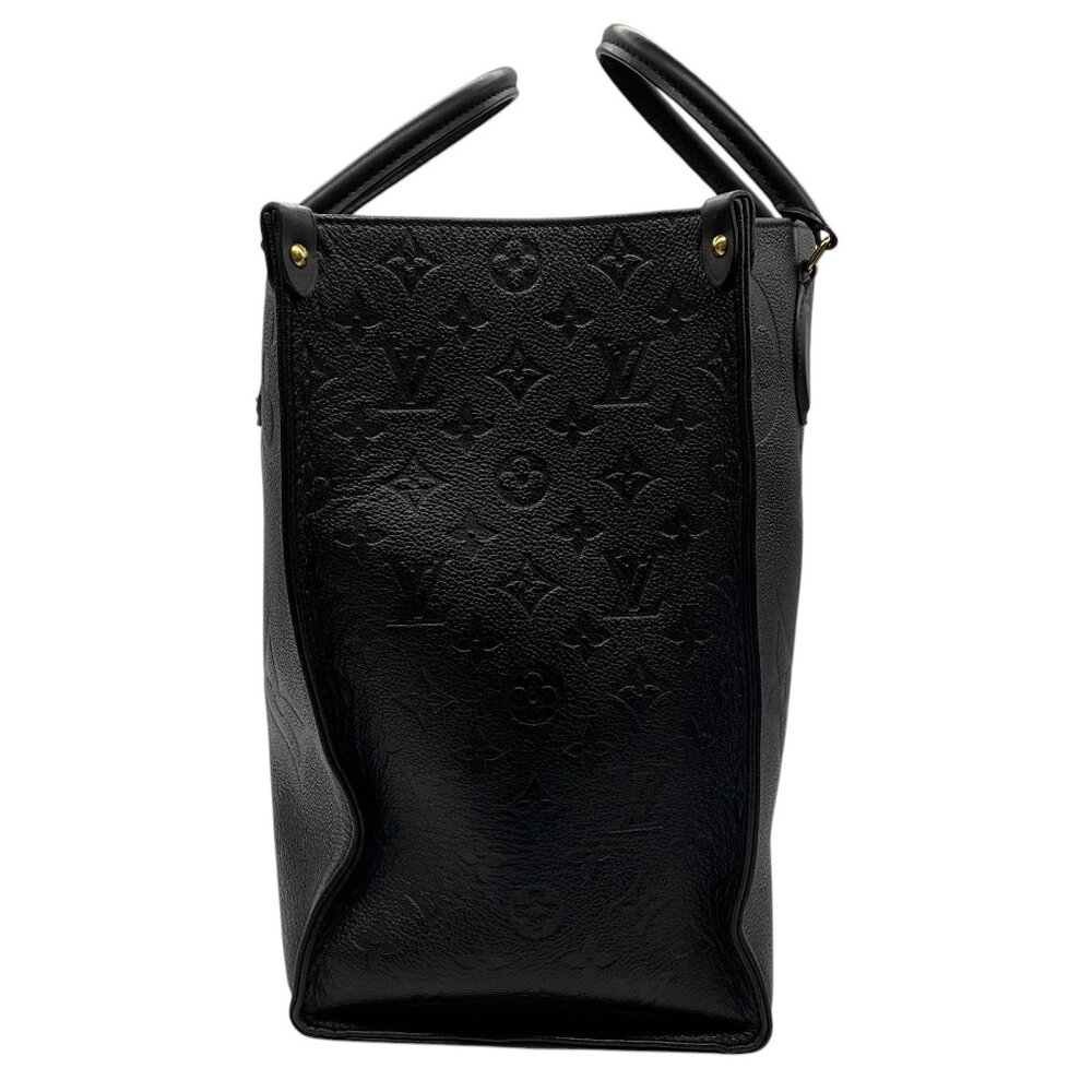 Louis Vuitton Black Monogram Empreinte Leather OnTheGo Handbag - Picture 2 of 15